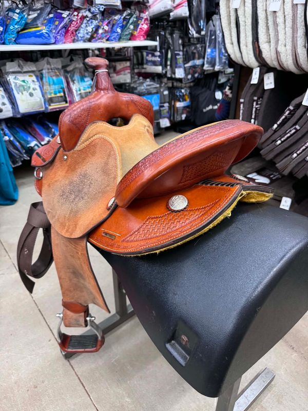14" Used Reichert Barrel Saddle
