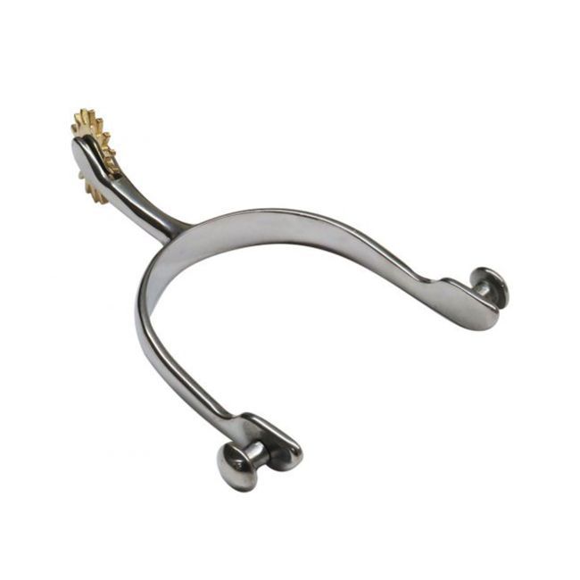 25817 SHOWMAN STAINLESS STEEL GAITED SPURS