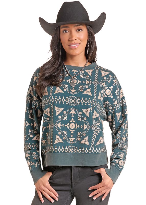 ROCK &amp; ROLL BANDANA PULLOVER