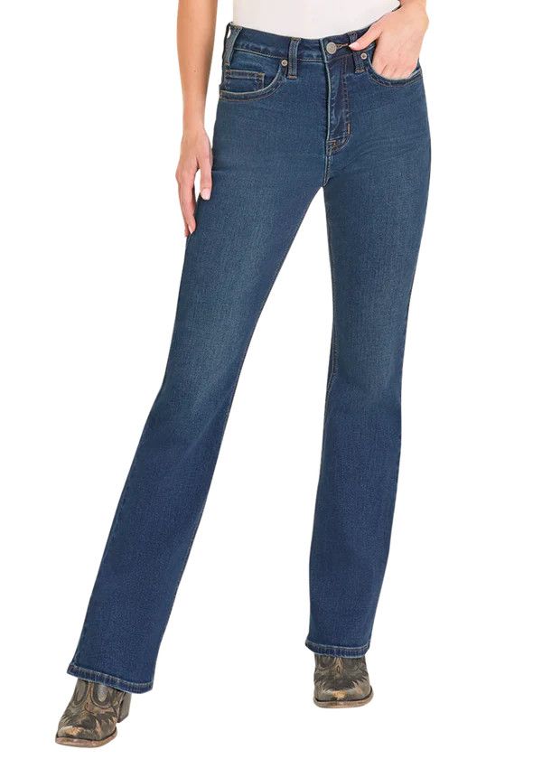ROCK &amp; ROLL SCULPTED MID RISE BOOTCUT JEAN
