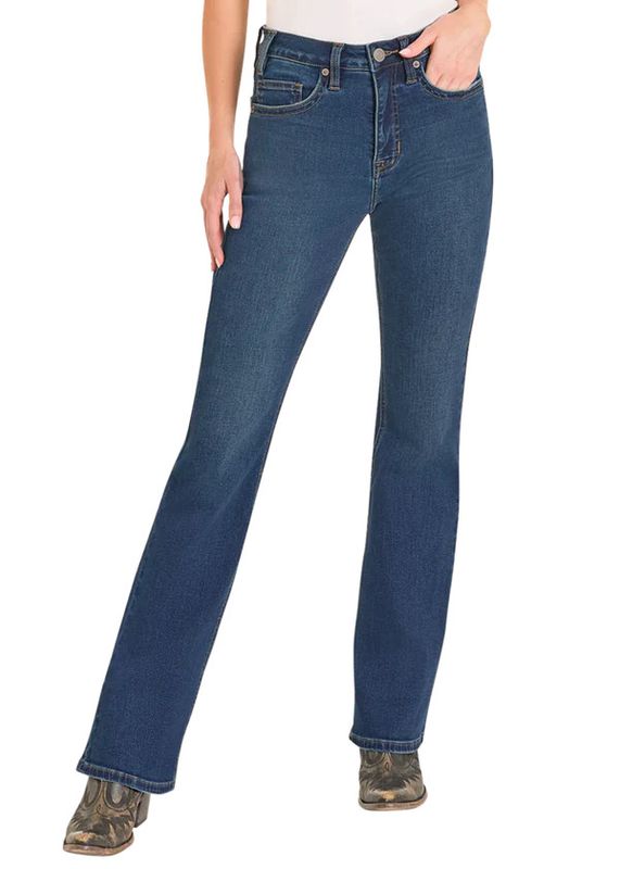 ROCK &amp; ROLL SCULPTED MID RISE BOOTCUT JEAN