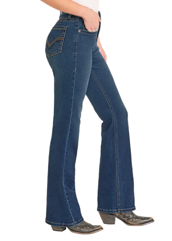 ROCK &amp; ROLL SCULPTED MID RISE BOOTCUT JEAN