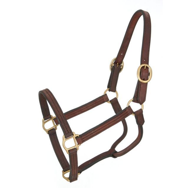 TOUGH 1 LEATHER TRACK HALTER