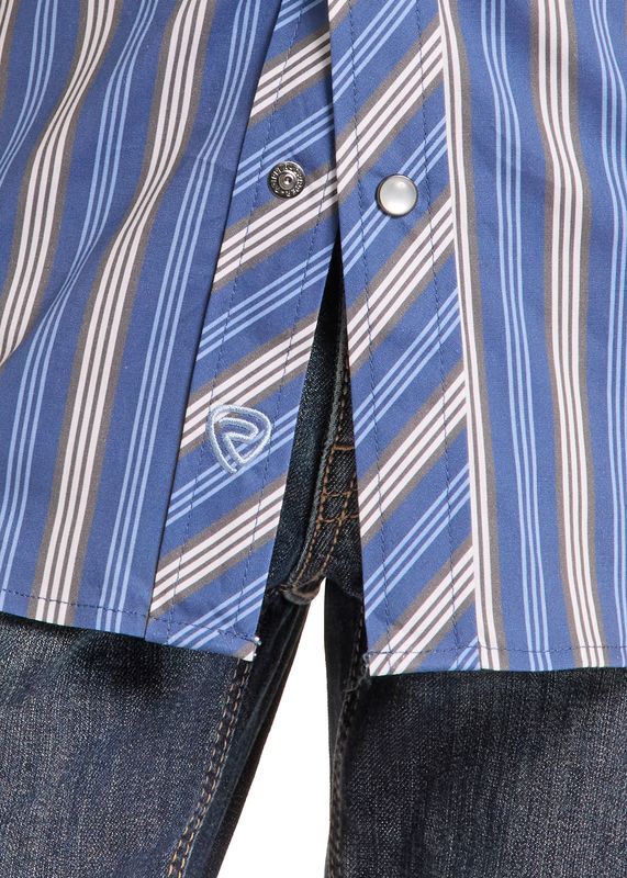 ROCK &amp; ROLL STRIPE WESTERN SHIRT