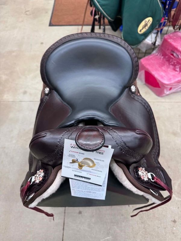 16" Circle Y Daisetta Cordura Trail Saddle - Wide
