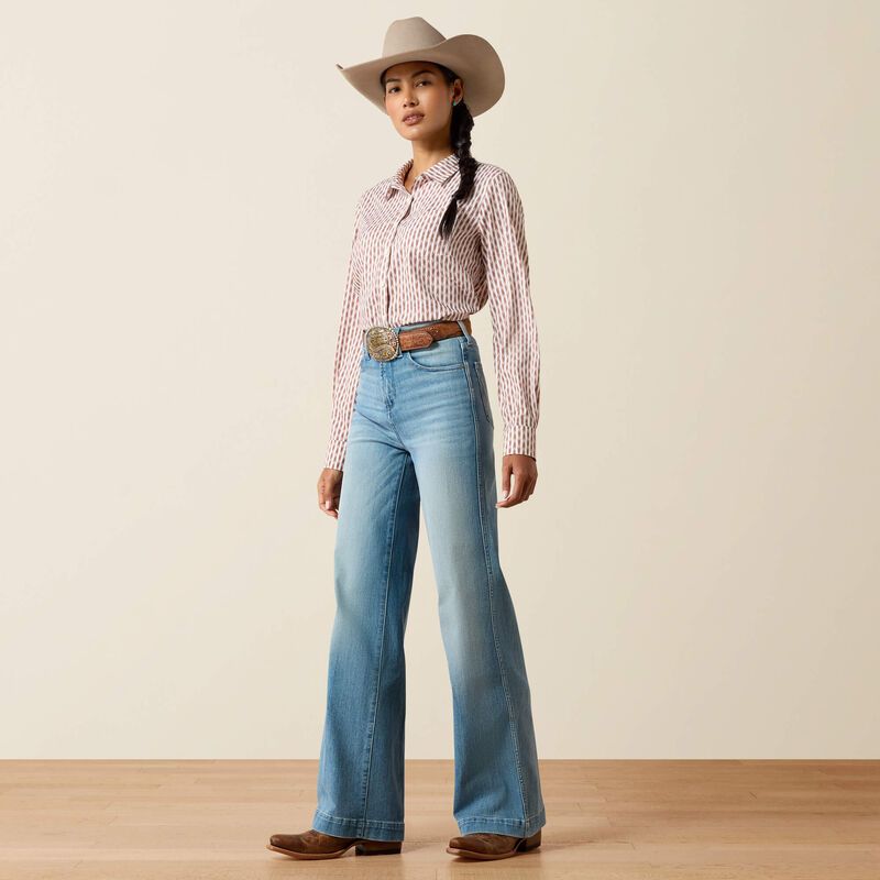 ARIAT LUANA ULTRA HIGH RISE WIDE LEG JEAN