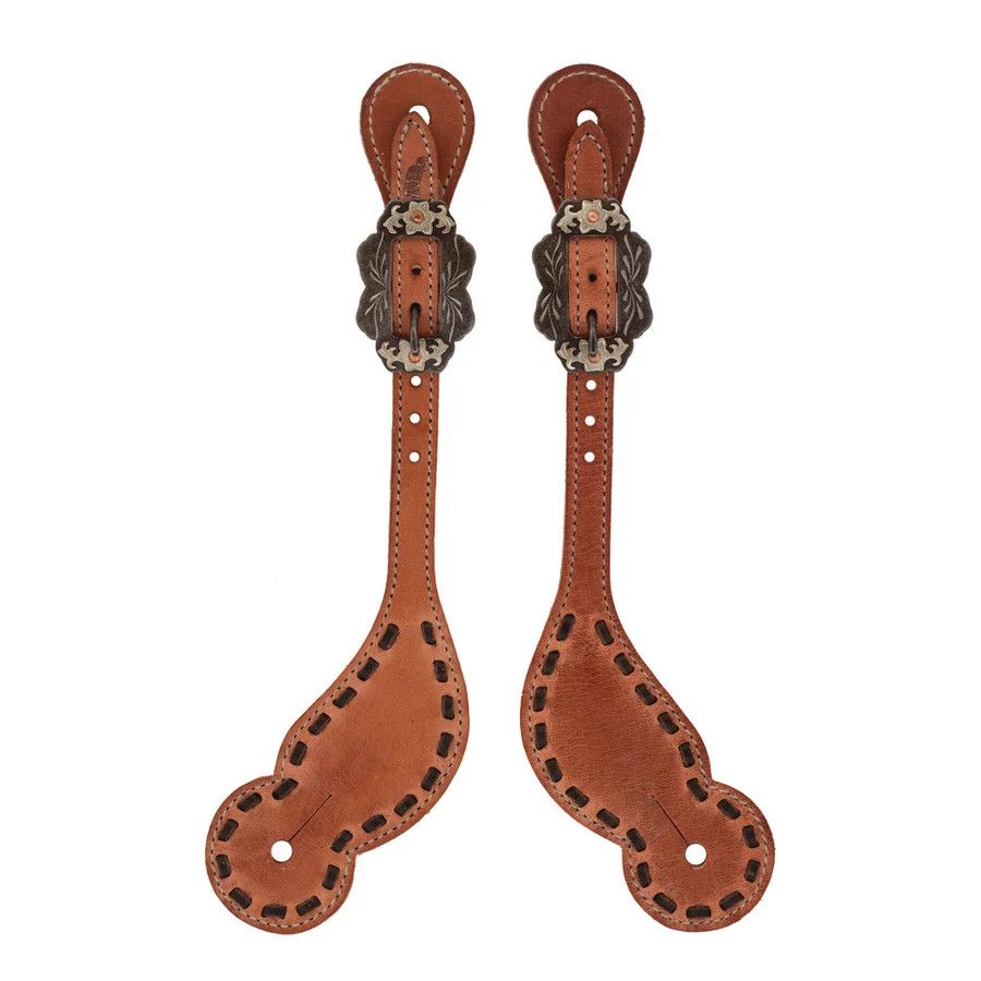 WEAVER BUCKSTITCH SPUR STRAP, HERMANN OAK® RUSSETT