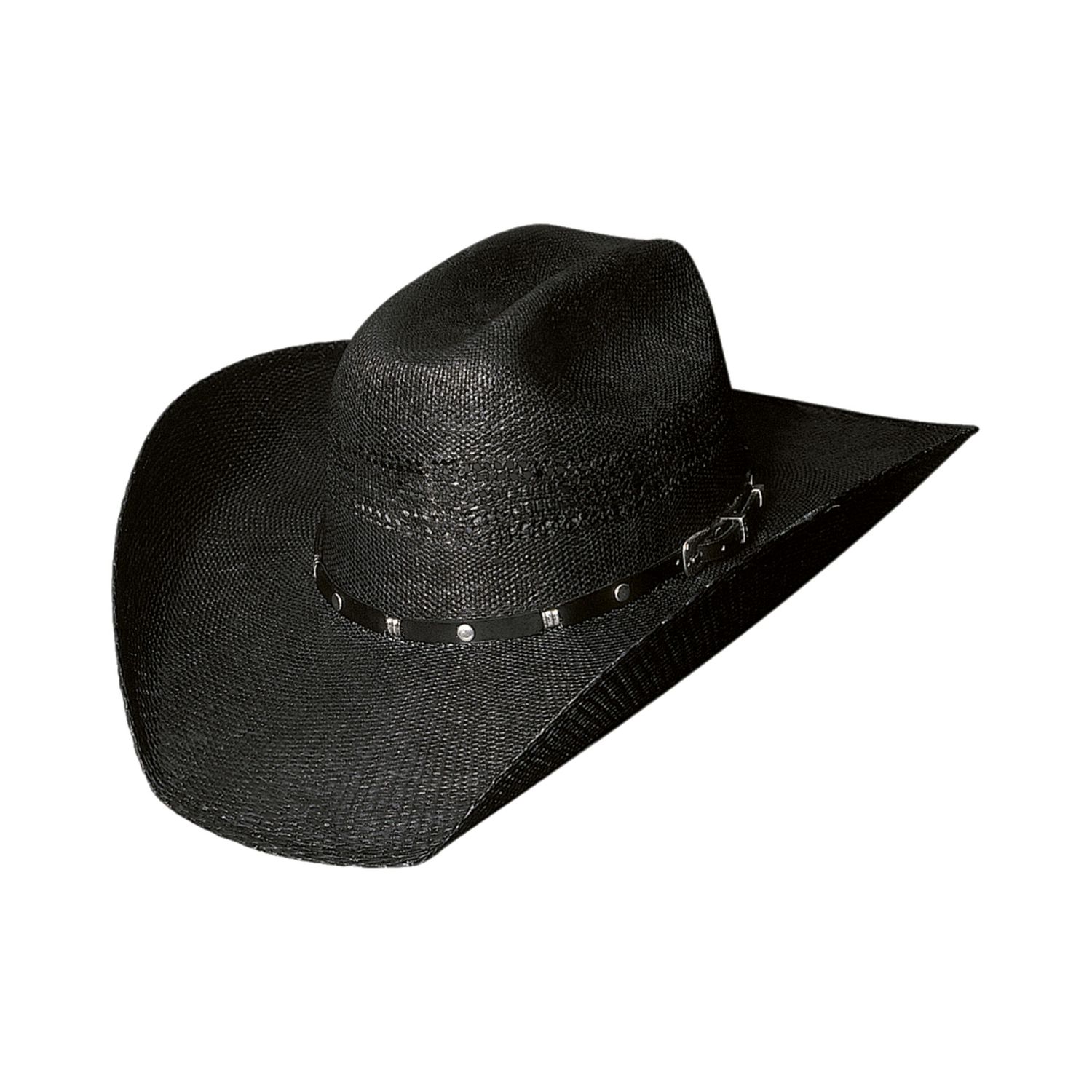BULLHIDE HATS BLACK ARROW 20X STRAW