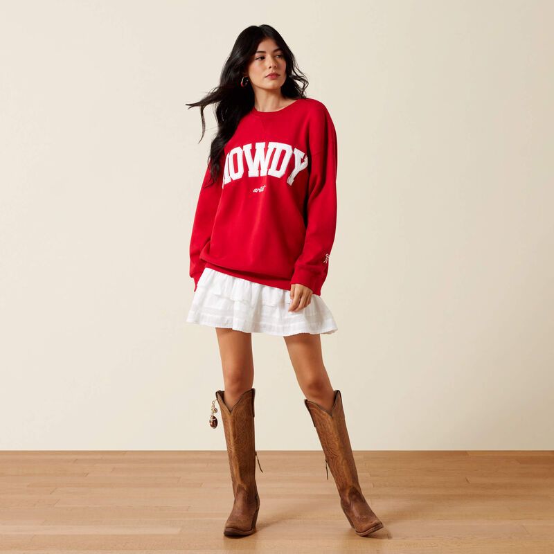 ARIAT COLLEGIATE OVERSIZE SWEATSHIRT