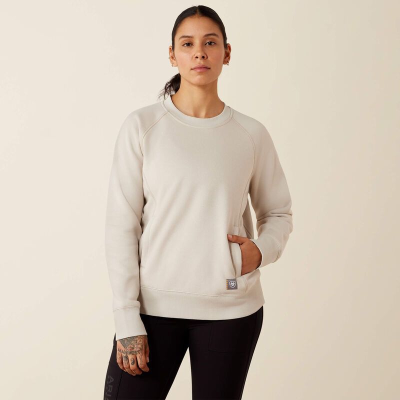 ARIAT REBAR LIGHTWEIGHT FLEECE SWEATSHIRT
