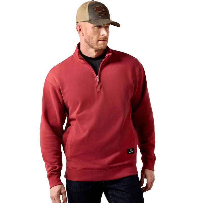 ARIAT CORE 1/4 ZIP SWEATSHIRT