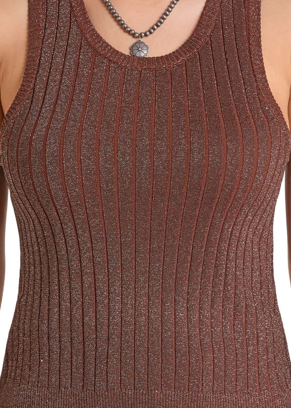 ROCK &amp; ROLL LUREX TANK TOP