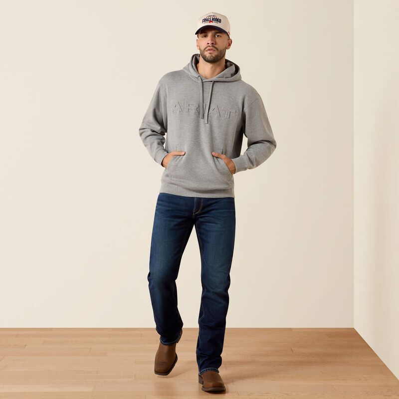 ARIAT EMBOSSED LOGO HOODIE