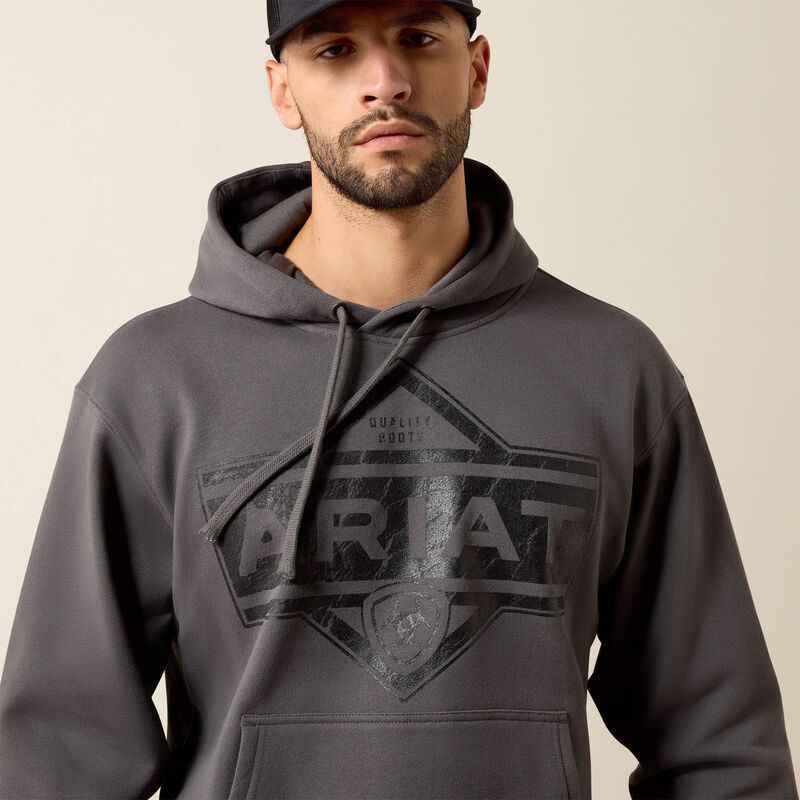 ARIAT LEATHER DIAMOND HOODIE