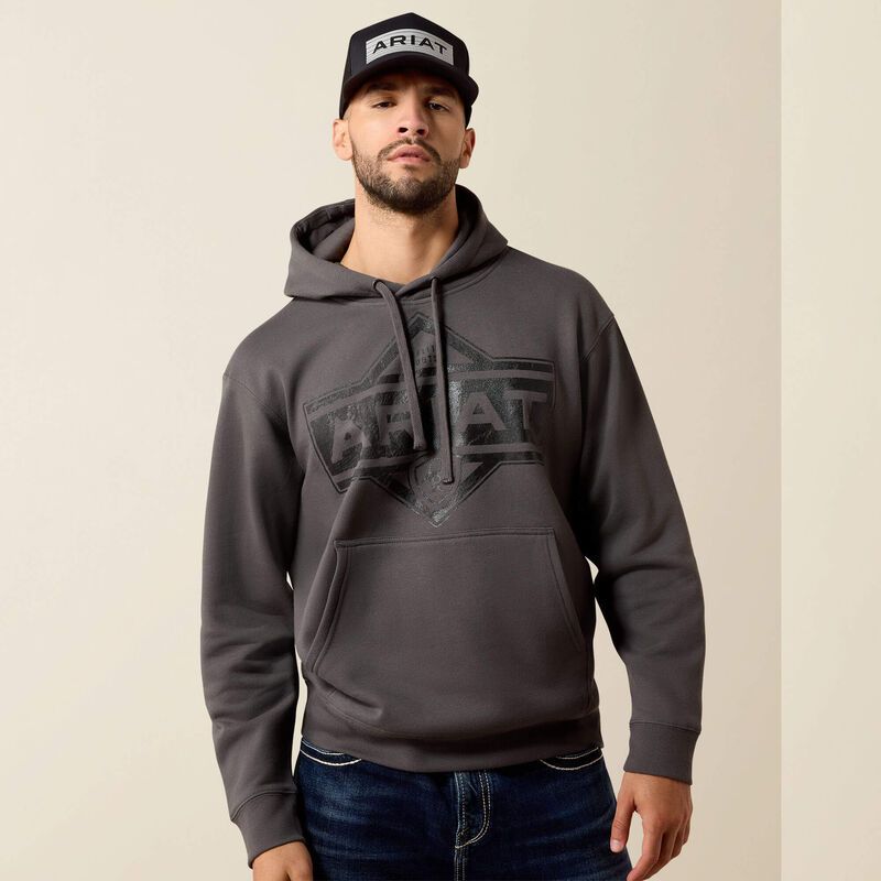 ARIAT LEATHER DIAMOND HOODIE