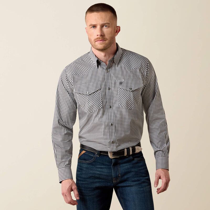 ARIAT WRINKLE FREE BUD CLASSIC FIT SNAP SHIRT