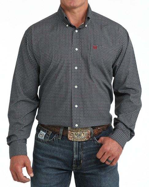 CINCH ARENAFLEX GEOMETRIC WESTERN SHIRT