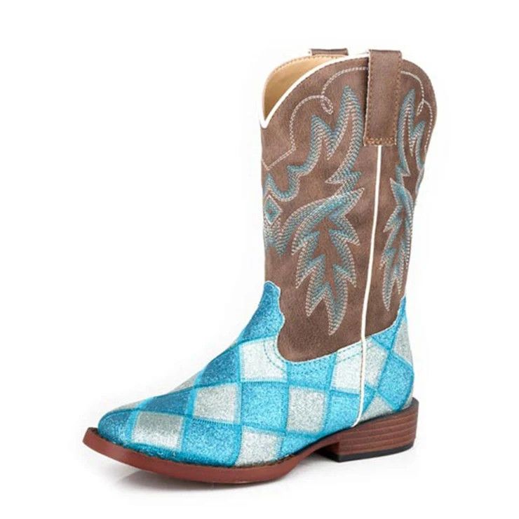 ROPER TODDLER GLITTER BLOCKS BOOT