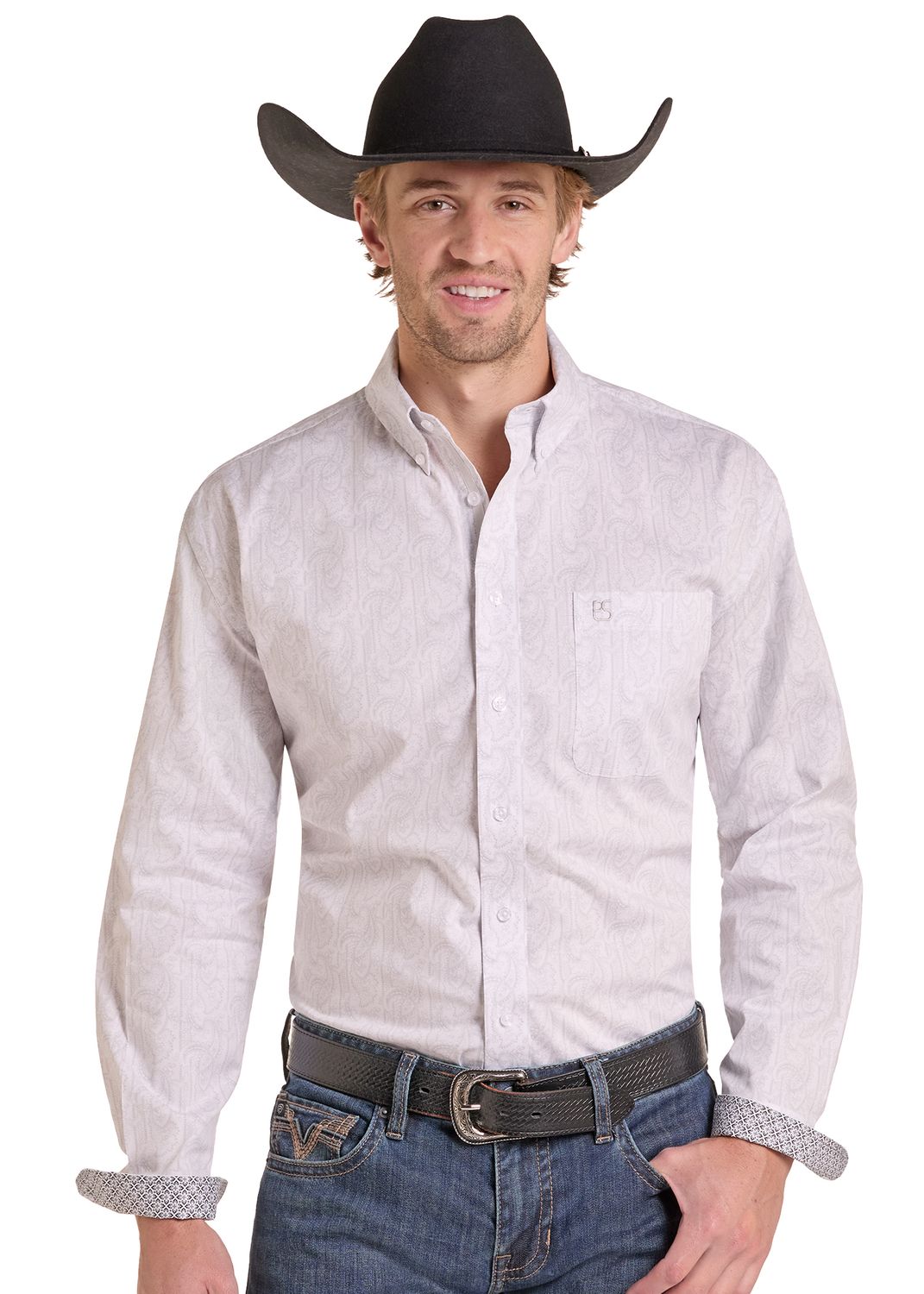 PANHANDLE SLIM PAISLEY WESTERN SHIRT