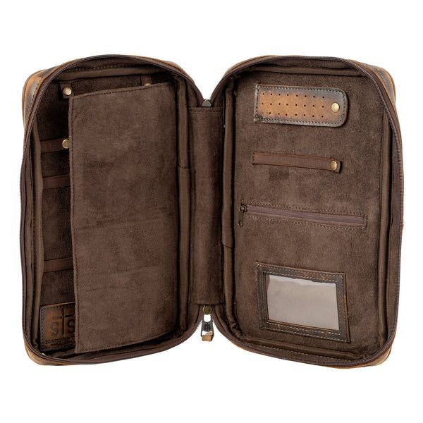 STS COWHIDE SQUASH JEWELRY CASE