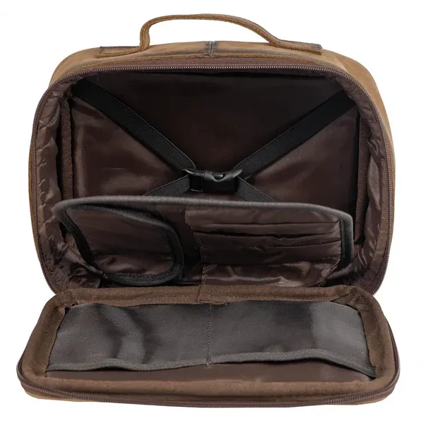STS COWHIDE YUKON MAKEUP ORGANIZER