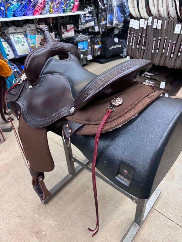 16" Circle Y Daisetta Cordura Trail Saddle - Wide