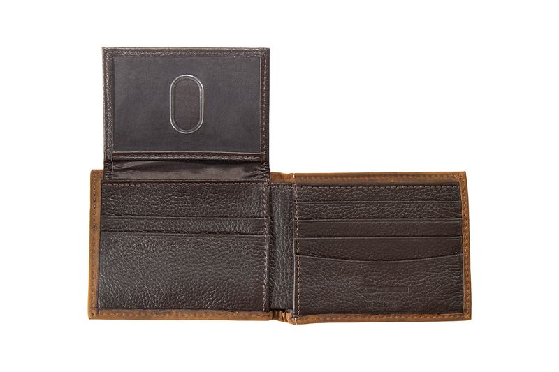 3D SCALLOPED OVERLAY BIFOLD WALLET