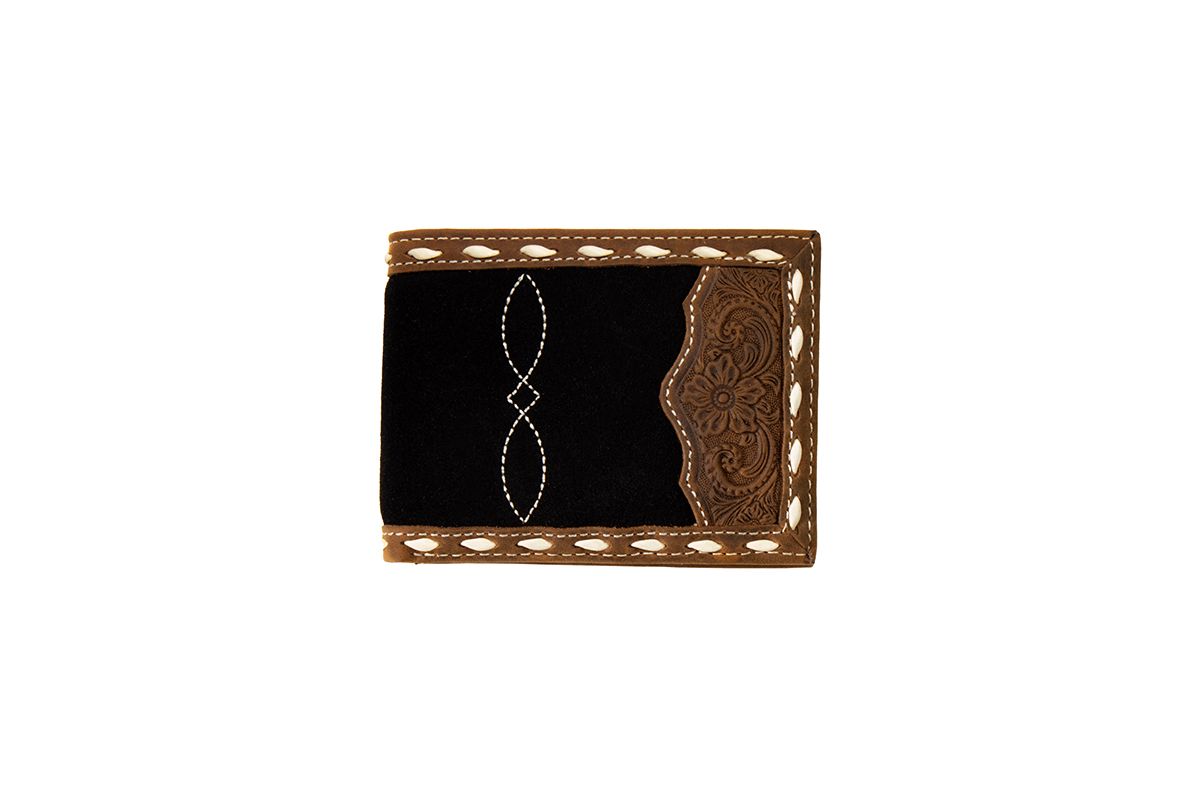3D SCALLOPED OVERLAY BIFOLD WALLET