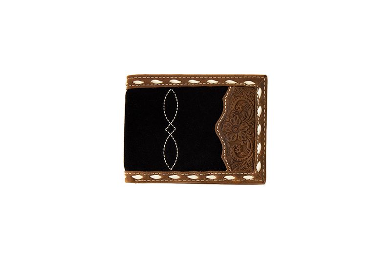 3D SCALLOPED OVERLAY BIFOLD WALLET