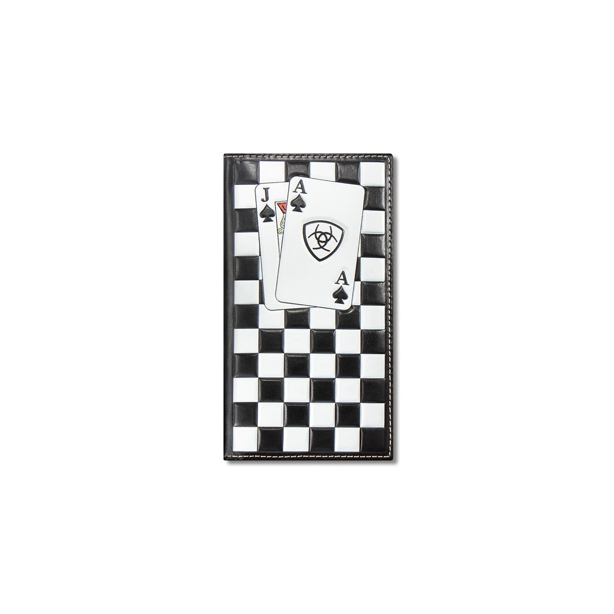 ARIAT CHECKERBOARD RODEO WALLET