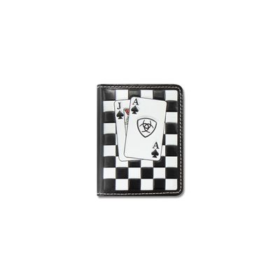 ARIAT CHECKBOARD BIFOLD WALLET