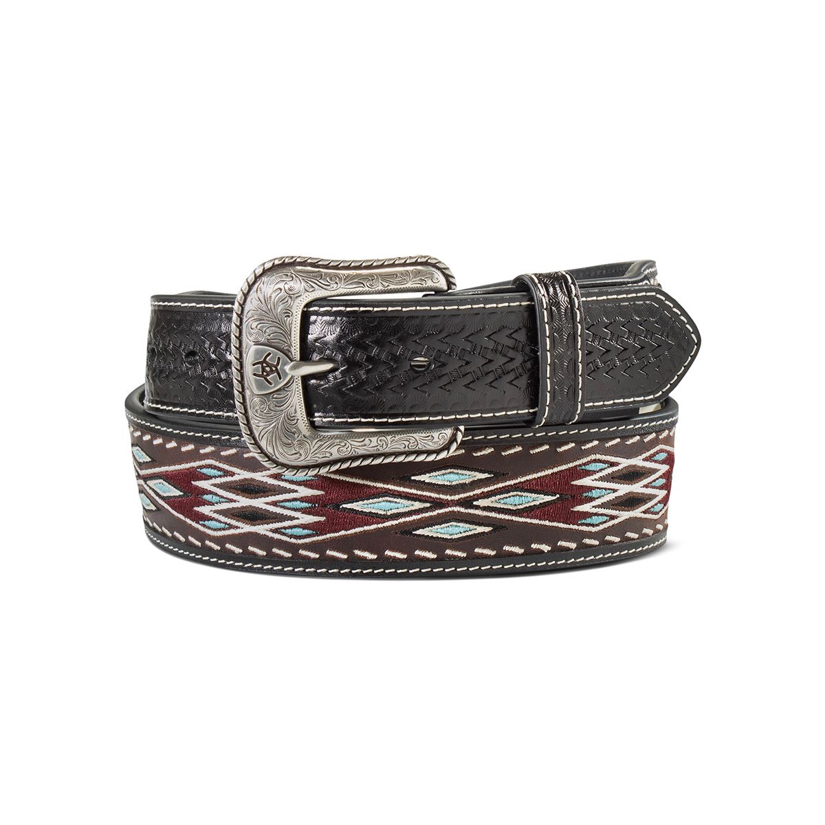 ARIAT 1-1/2" SOUTHWEST EMBROIDERED BELT