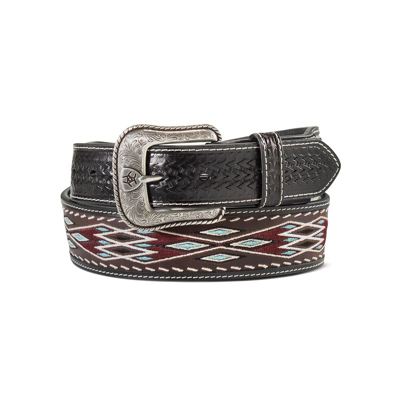 ARIAT 1-1/2" SOUTHWEST EMBROIDERED BELT