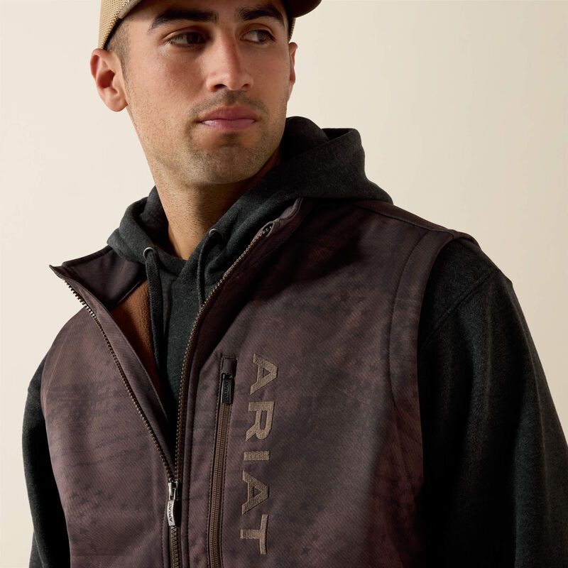 ARIAT PATRIOT FLAG SOFTSHELL VEST