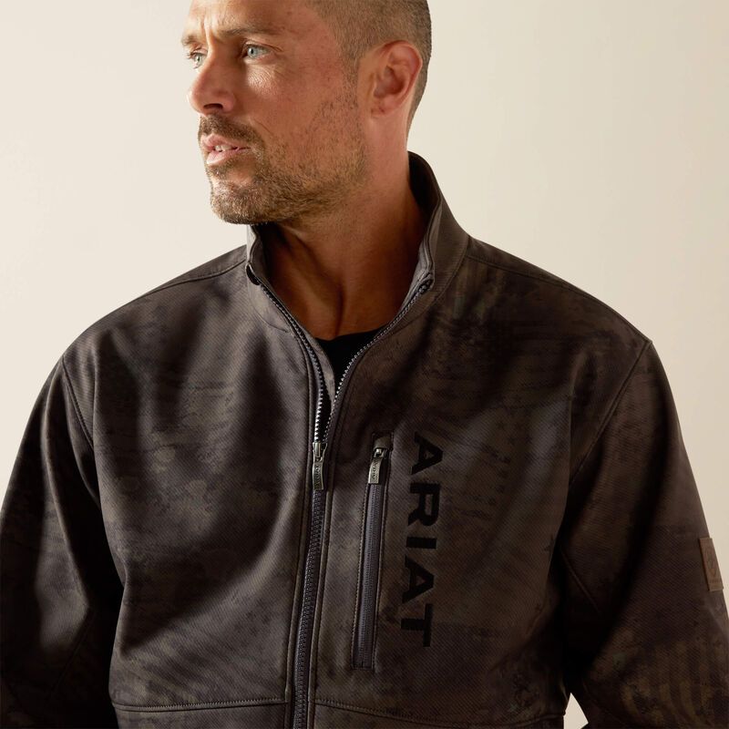 ARIAT PATRIOT FLAG SOFTSHELL JACKET