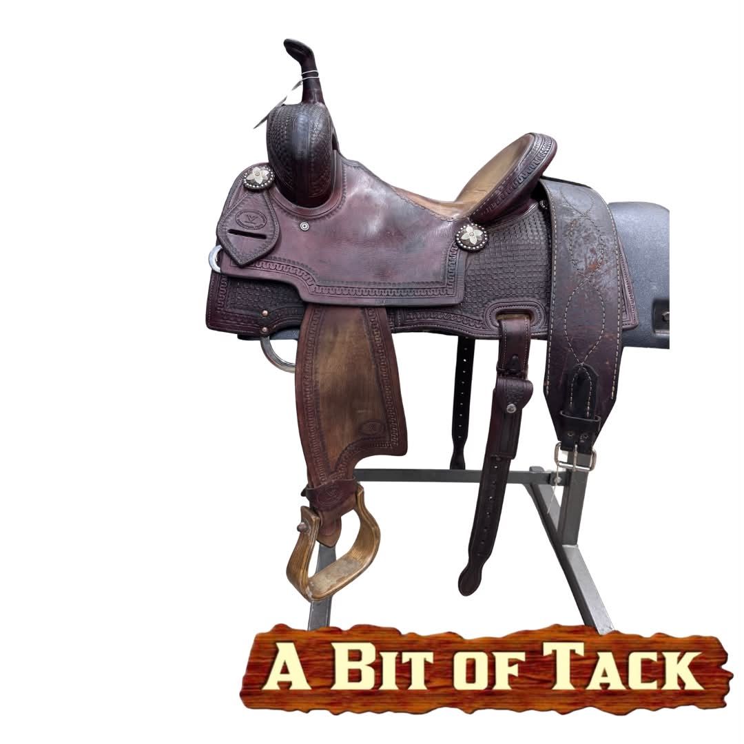 13.5" Used Valley View Cutting Saddle
