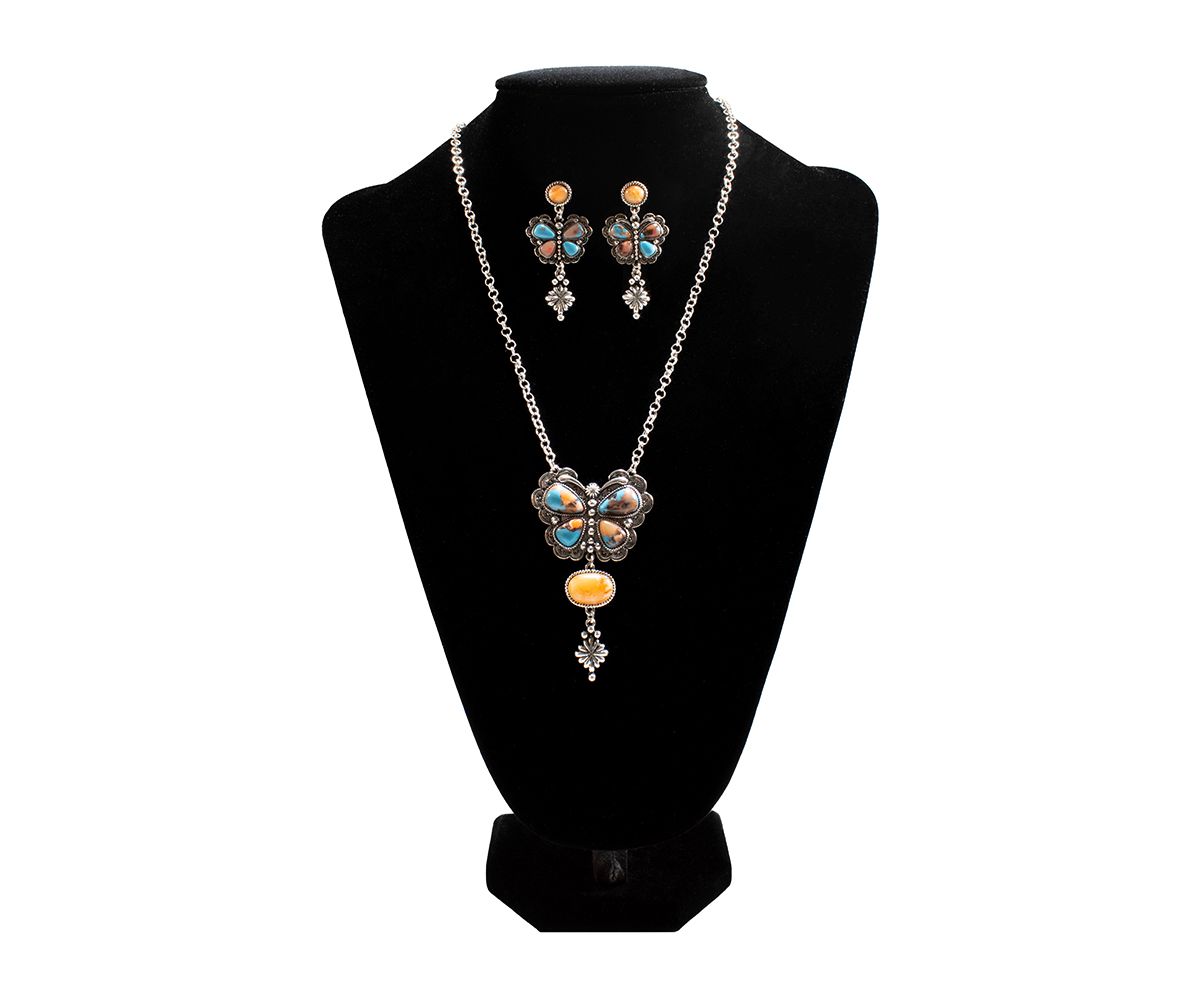 BUTTERFLY MULTI STONE SET