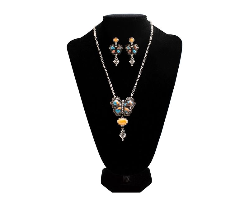 BUTTERFLY MULTI STONE SET