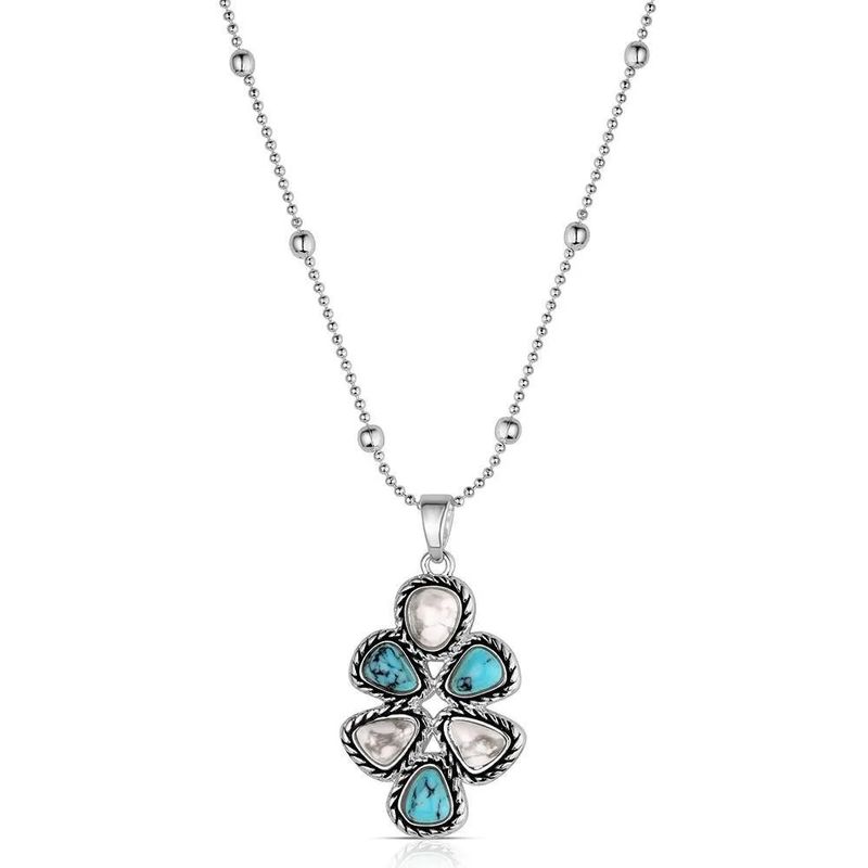 MONTANA SILVERSMITHS DAKOTA SKIES TURQUOISE NECKLACE