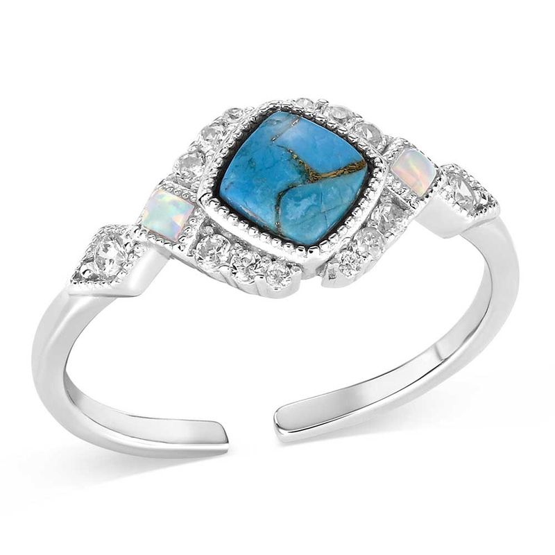MONTANA SILVERSMITHS SHIMMERING GLACIER TURQUOISE RING