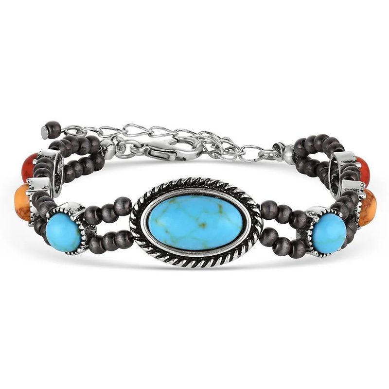 SUNSET SKIES BEADED BRACELET