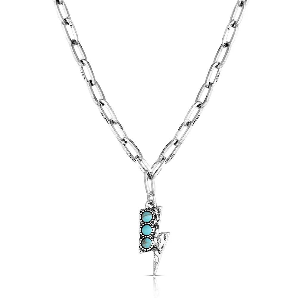 DESERT LIGHTNING TURQUOISE NECKLACE