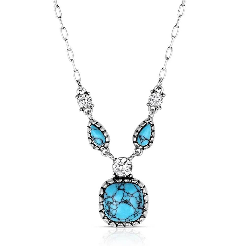SNOWFALL RIDGE TURQUOISE NECKLACE