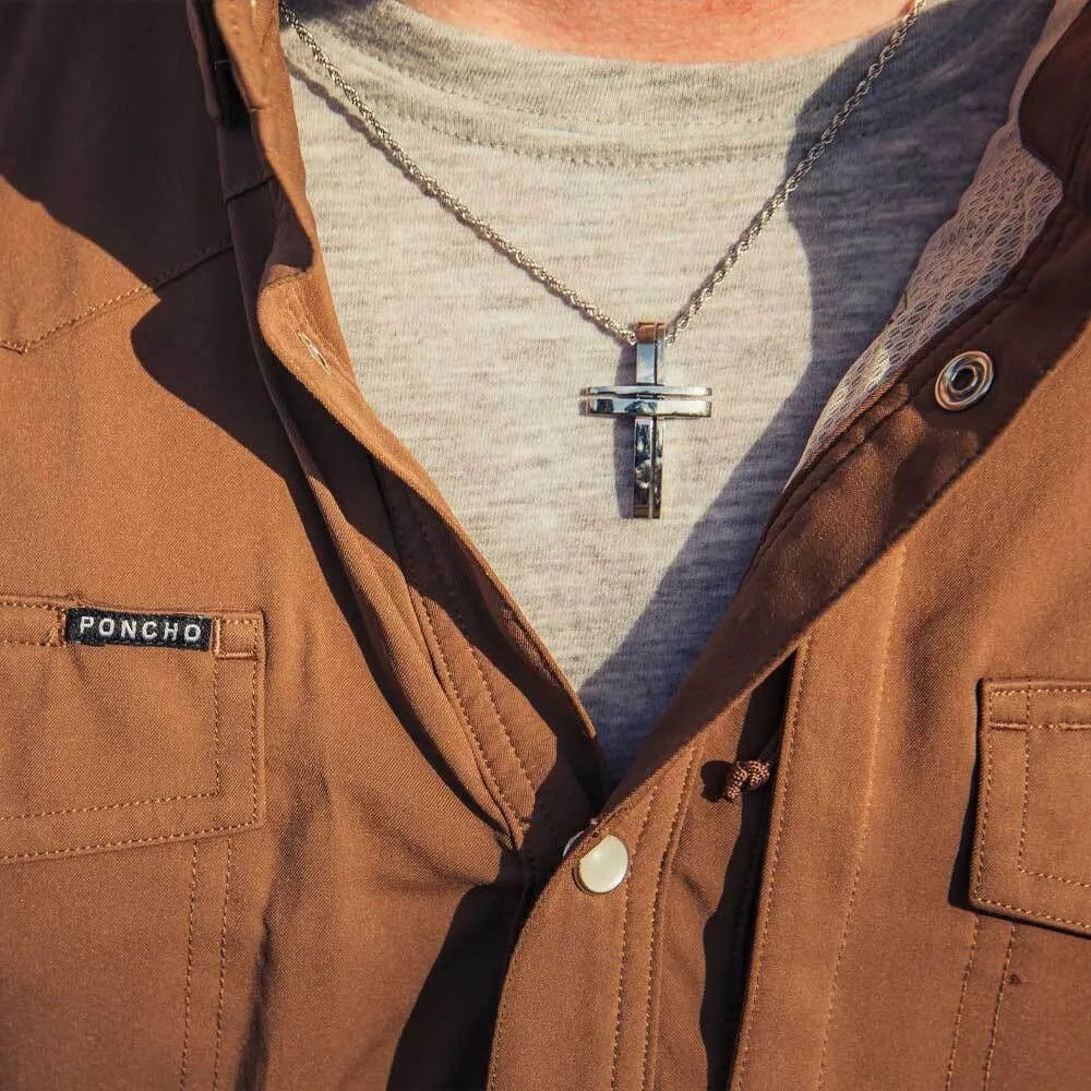 MONTANA SILVERSMITHS DIVINE PATH CROSS NECKLACE