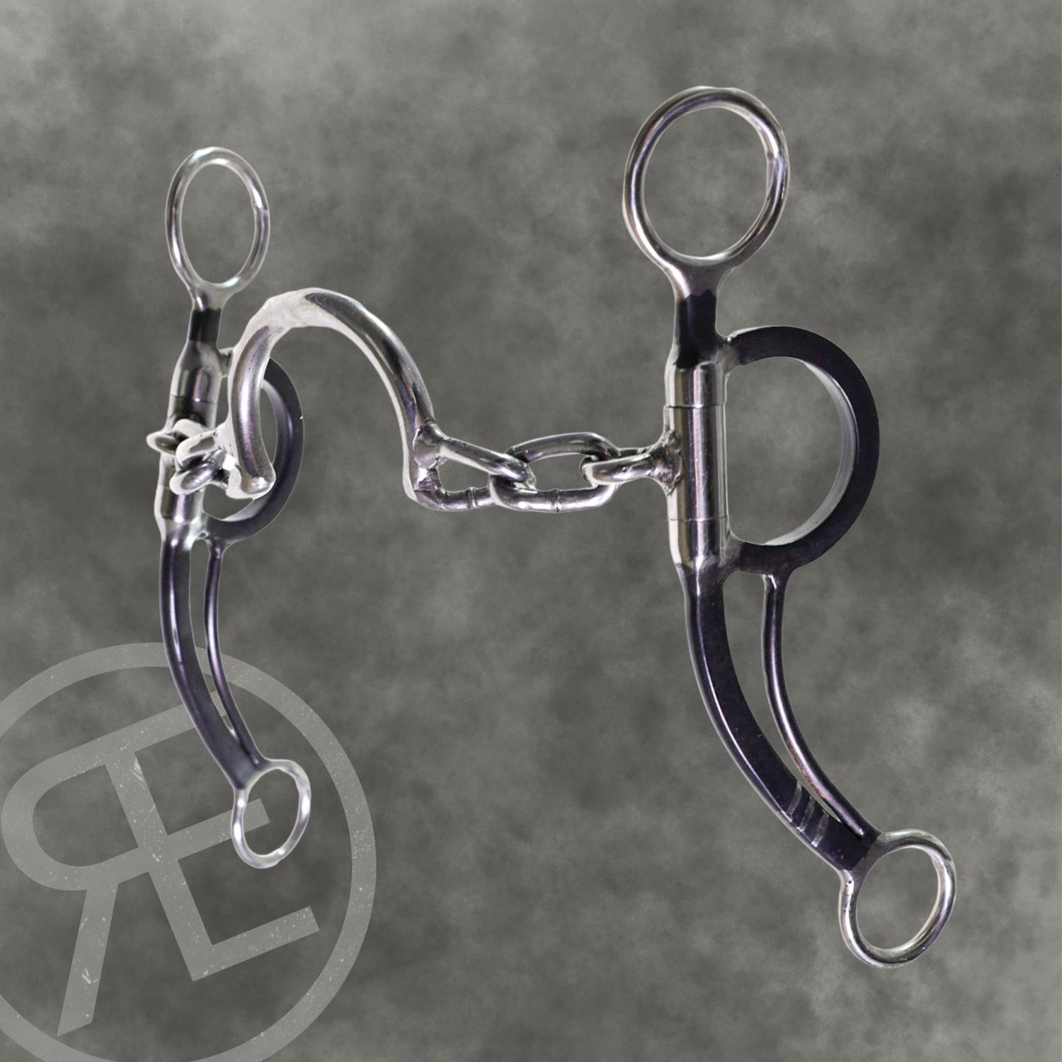 REINSMAN PRCA BIT - HIGH PORT CHAIN MOUTH