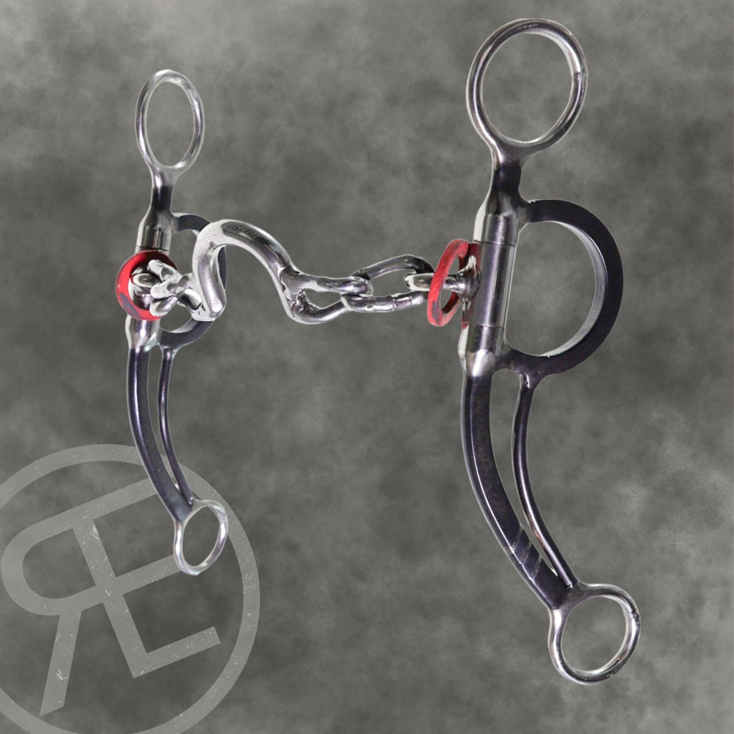 REINSMAN PRCA BIT - PORTED CHAIN MOUTH