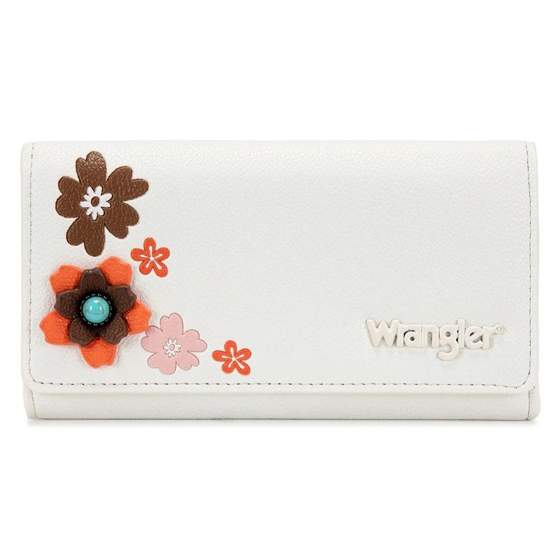 WRANGLER MULTI FLORAL RFID LONG WALLET