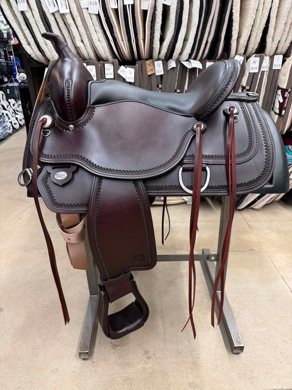 16" Circle Y Topeka Flex2® Trail Saddle - Regular