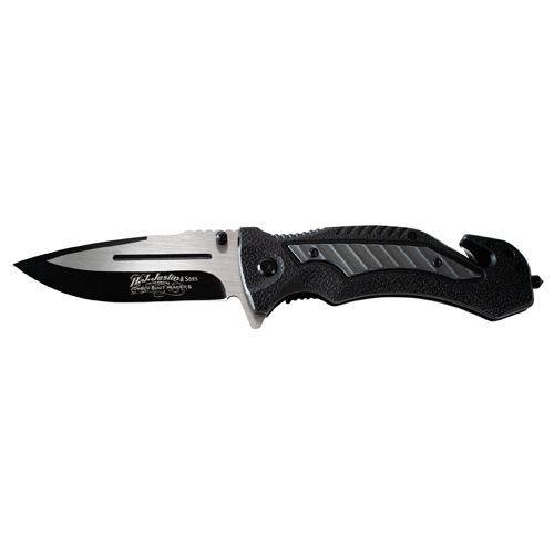JUSTIN 3 IN 1 TACTICAL KNIFE 2 TONE BLACK