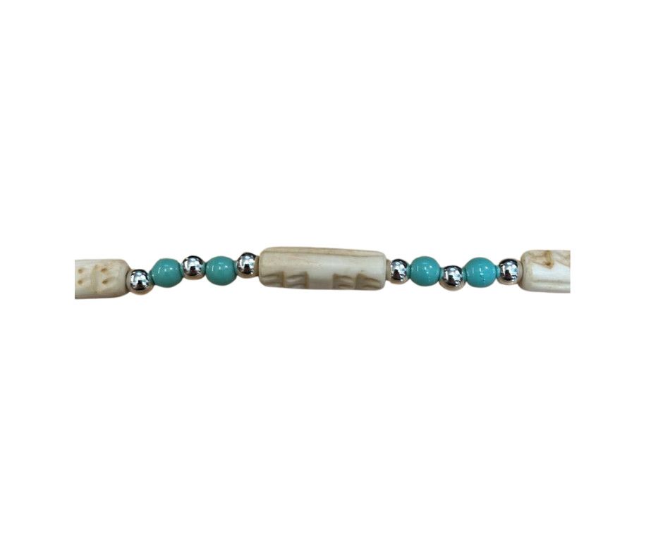 BONE TURQUOISE HATBAND